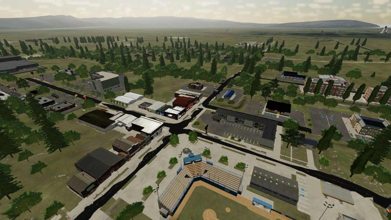 Карта Elmcreek Snow 4x Edit для Farming Simulator 22