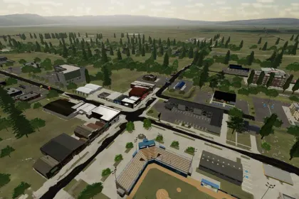 Mapa Elmcreek Snow 4x Edit do Farming Simulator 22