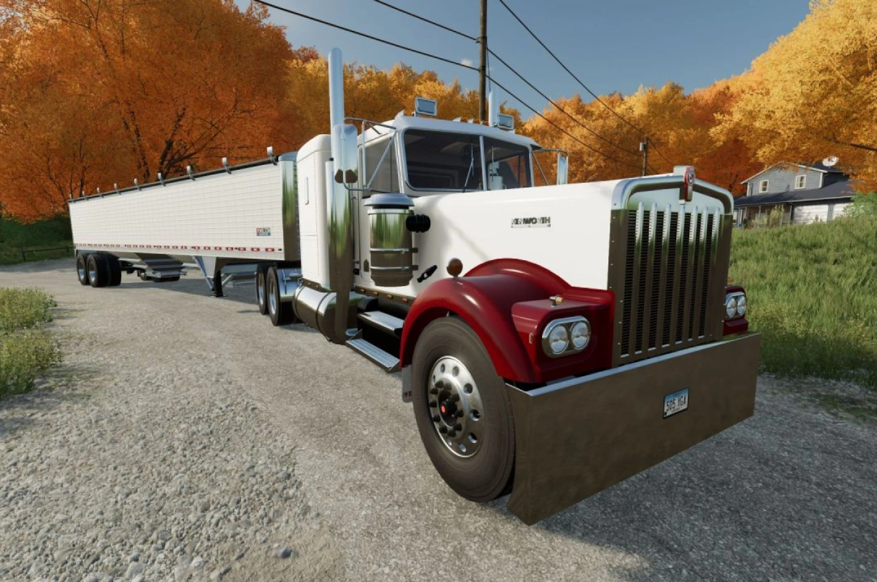 Вантажівка Kenworth W900A Flat Top для Farming Simulator 22