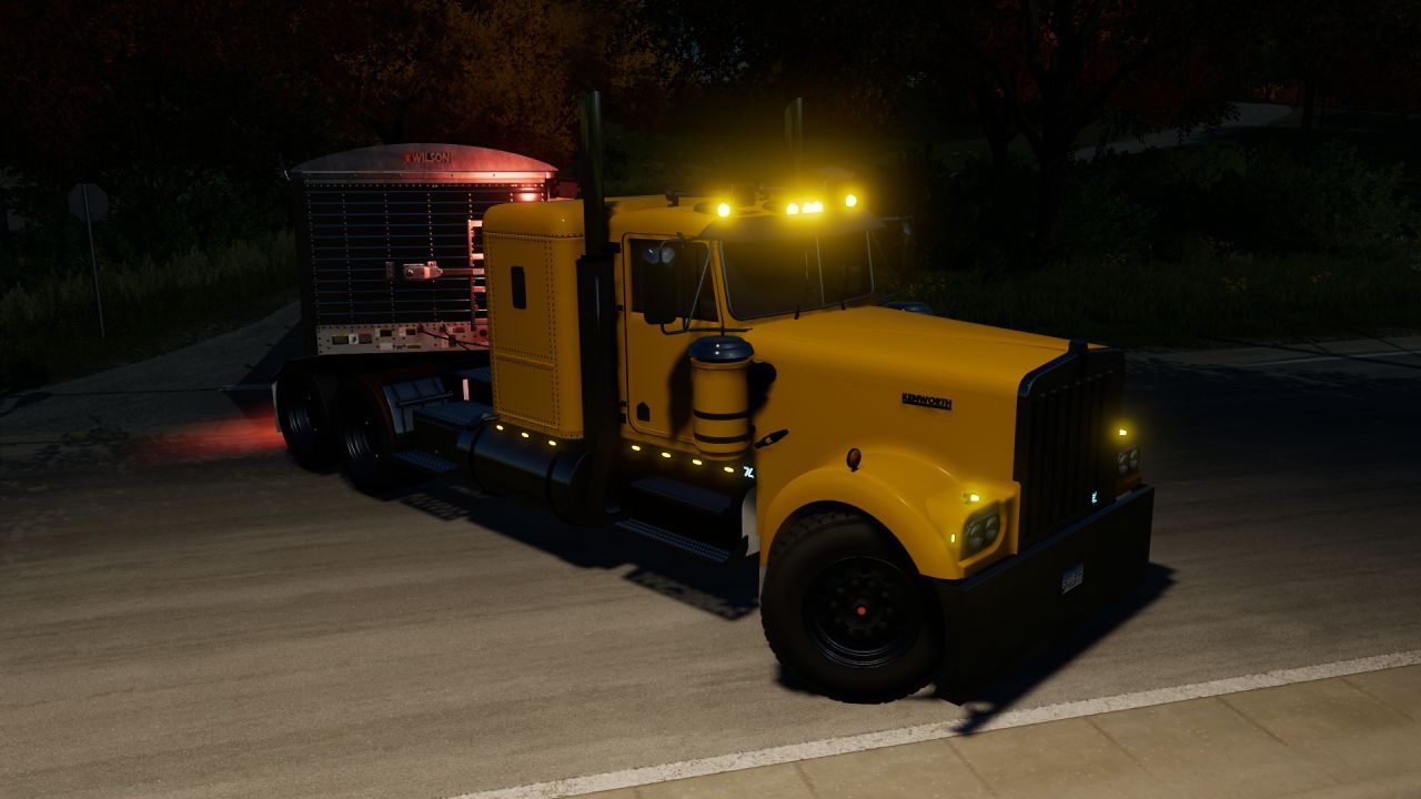 Вантажівка Kenworth W900A Flat Top для Farming Simulator 22