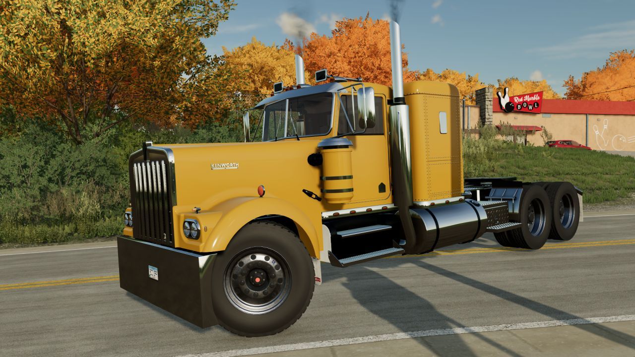 Вантажівка Kenworth W900A Flat Top для Farming Simulator 22