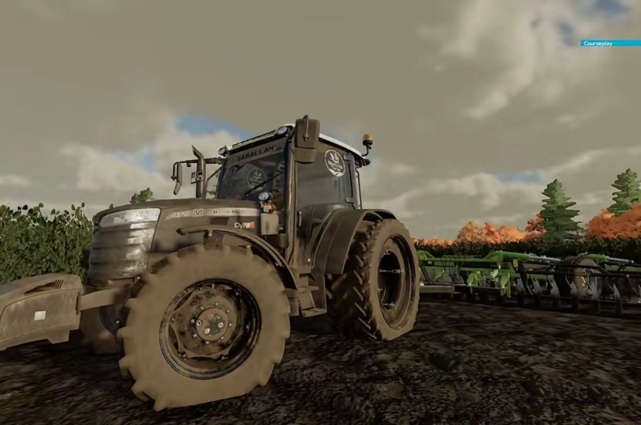 Трактор Massey Ferguson 5700M Edit для Farming Simulator 22