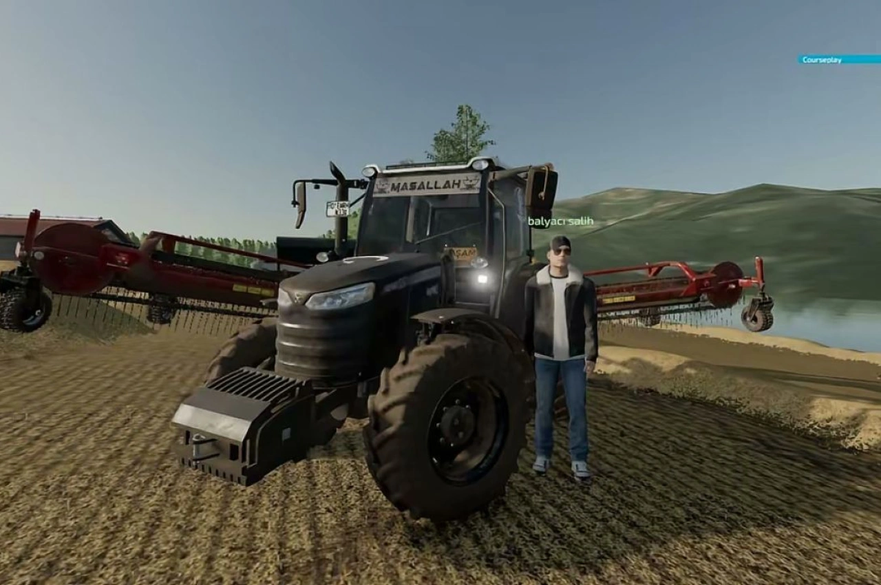 Трактор Massey Ferguson 5700M Edit для Farming Simulator 22