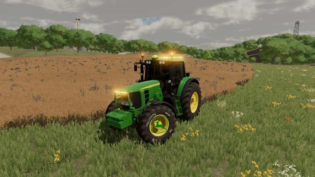 Трактор John Deere 6030 Premium Edit для Farming Simulator 22