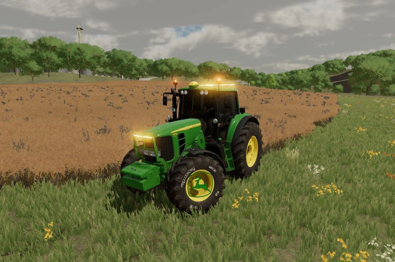 Трактор John Deere 6030 Premium Edit для Farming Simulator 22