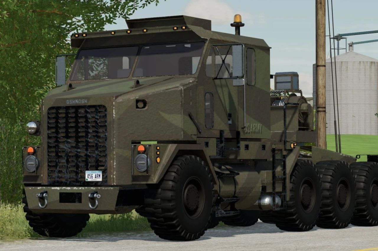 Вантажівка Oshkosh M1070 для Farming Simulator 22