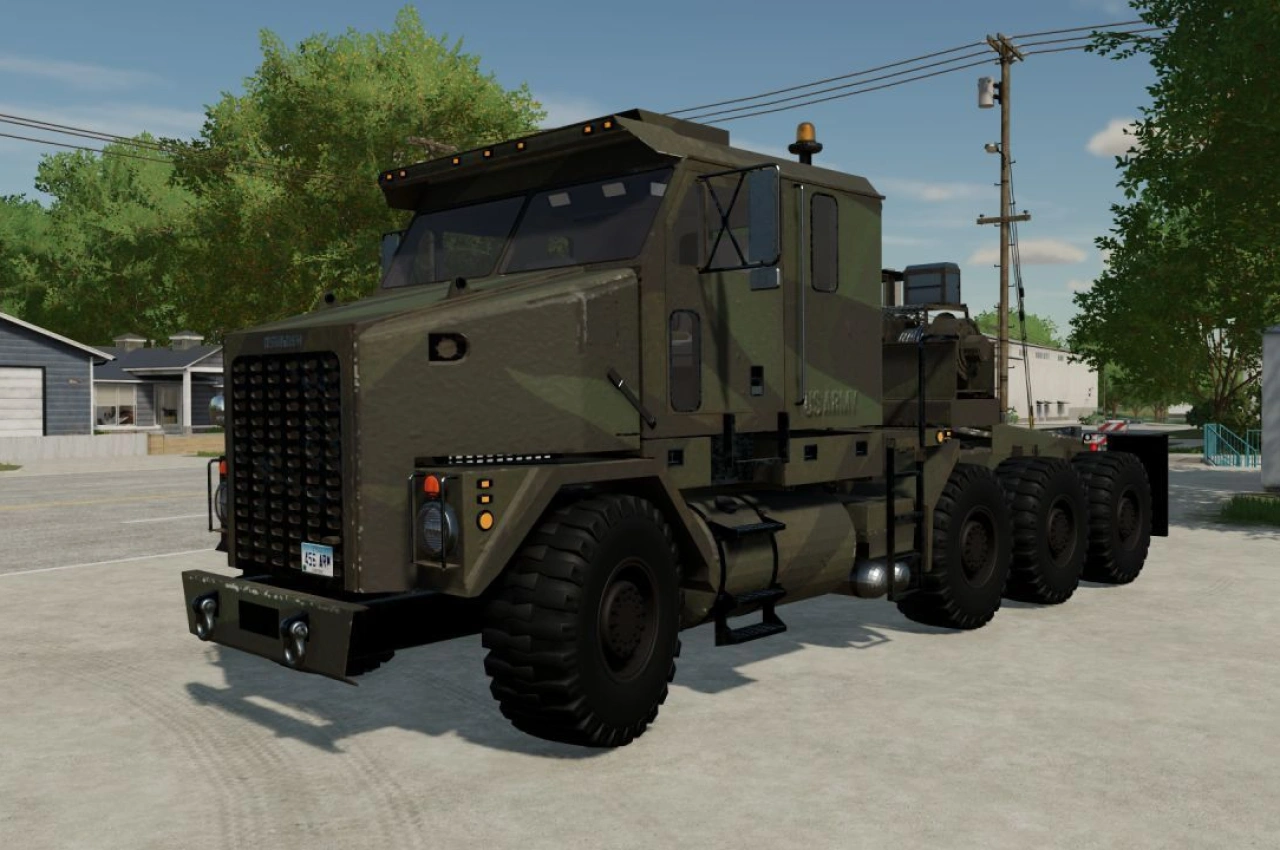 Вантажівка Oshkosh M1070 для Farming Simulator 22