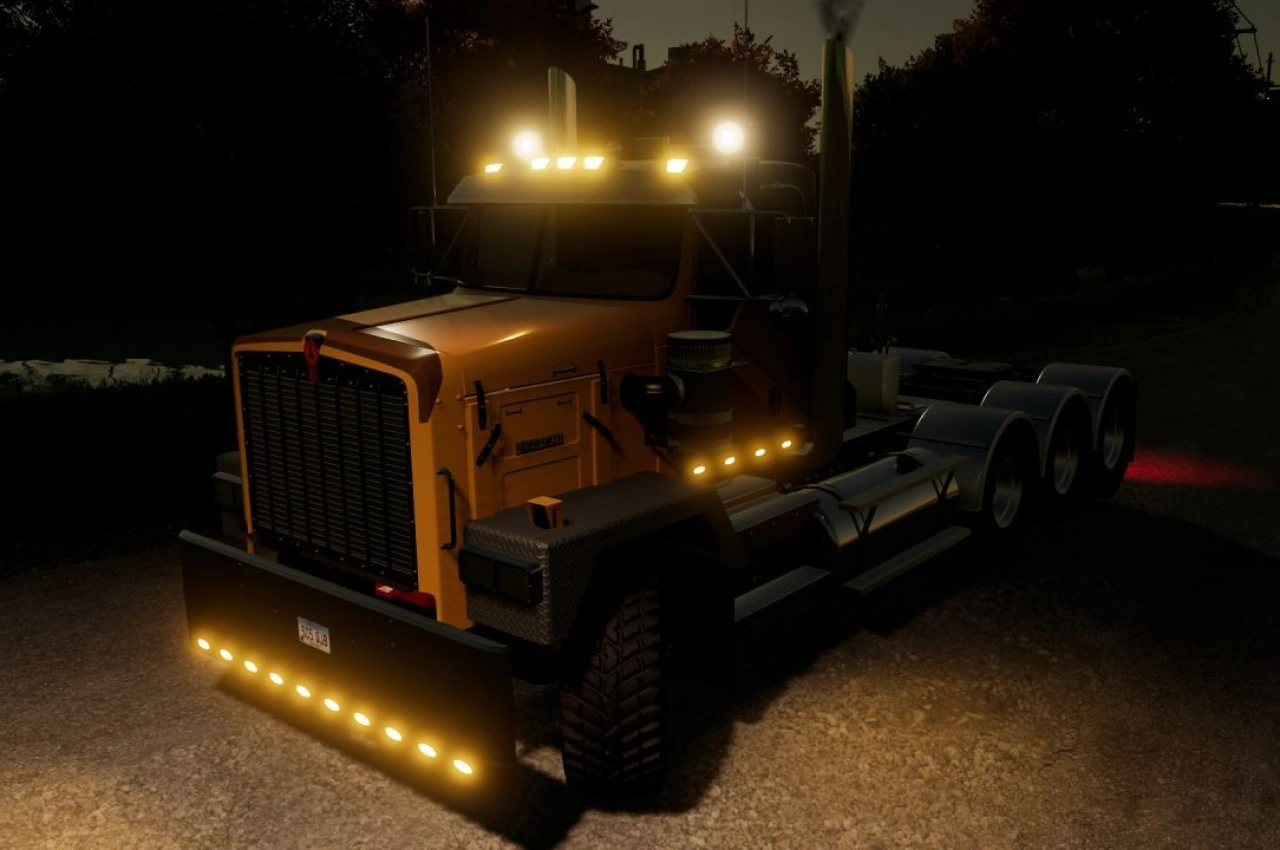 Вантажівка Kenworth C500 для Farming Simulator 22