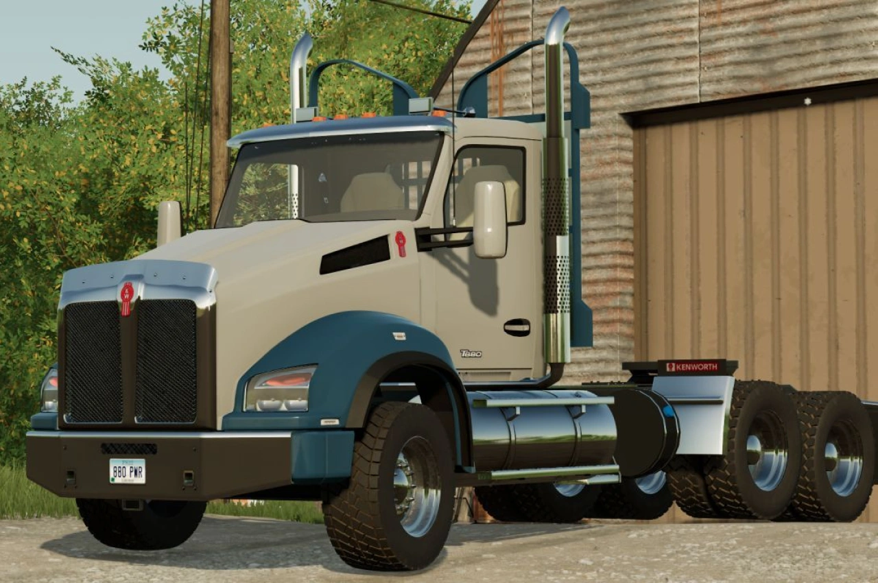 Вантажівка Kenworth T880 для Farming Simulator 22