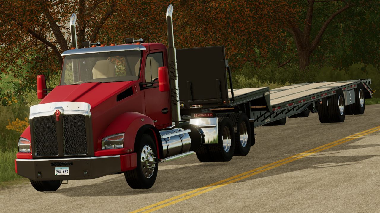 Вантажівка Kenworth T880 для Farming Simulator 22