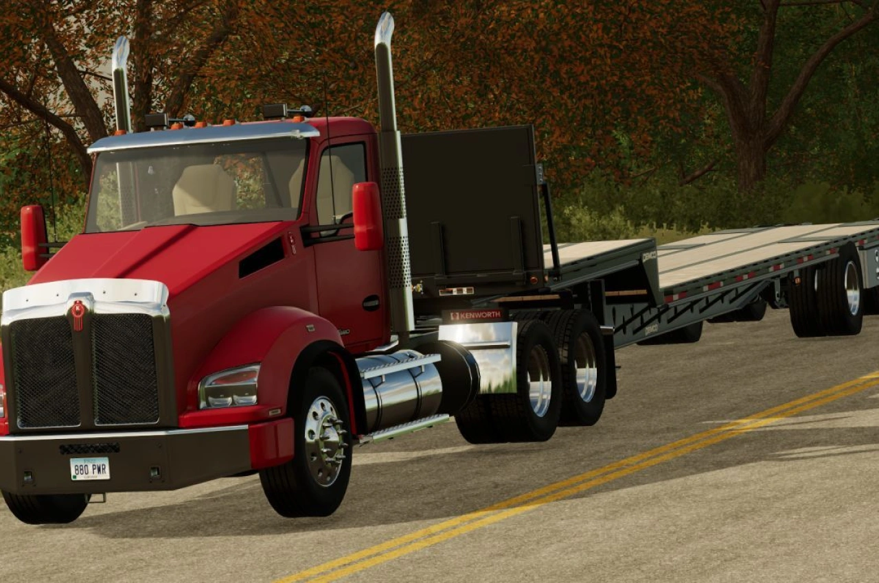 Вантажівка Kenworth T880 для Farming Simulator 22