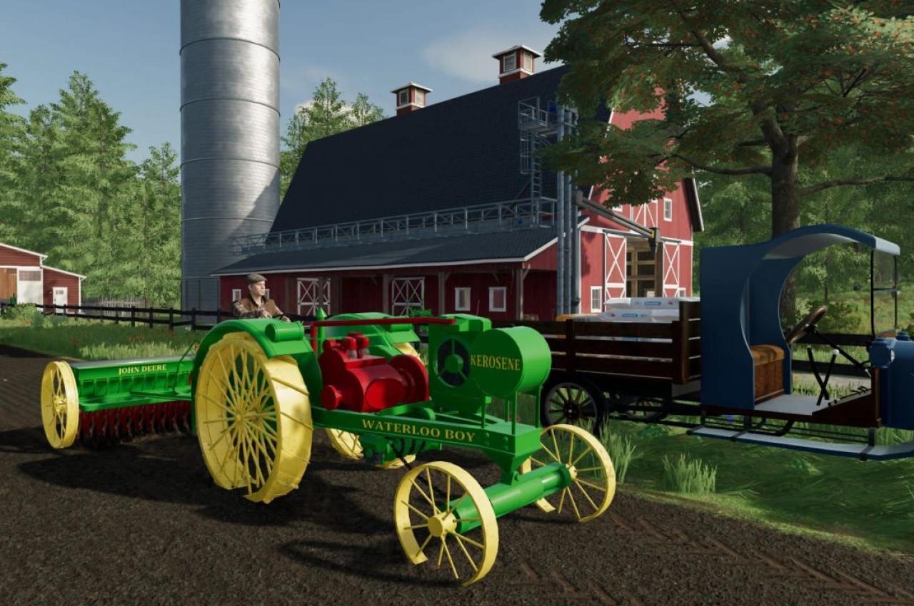 Трактор Waterloo Boy для Farming Simulator 22