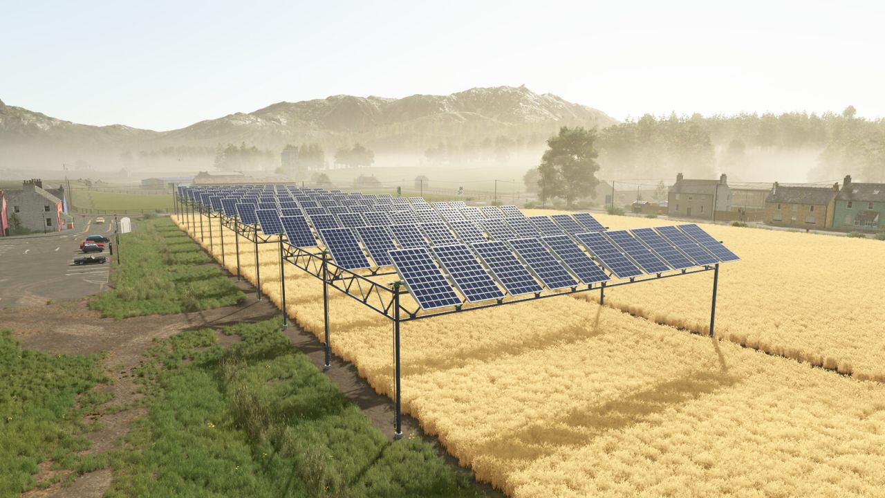 Mod na podniesione panele słoneczne do Farming Simulator 25 - Zrzuty ekranu