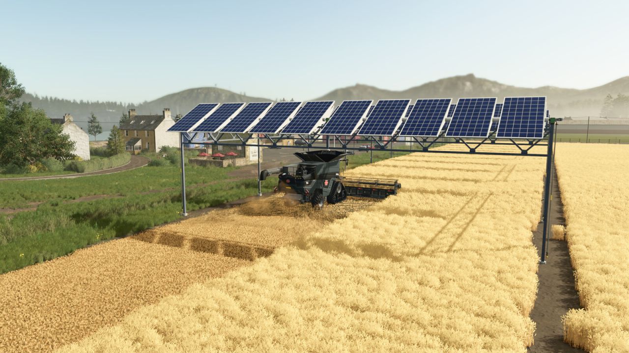 Mod na podniesione panele słoneczne do Farming Simulator 25 - Zrzuty ekranu