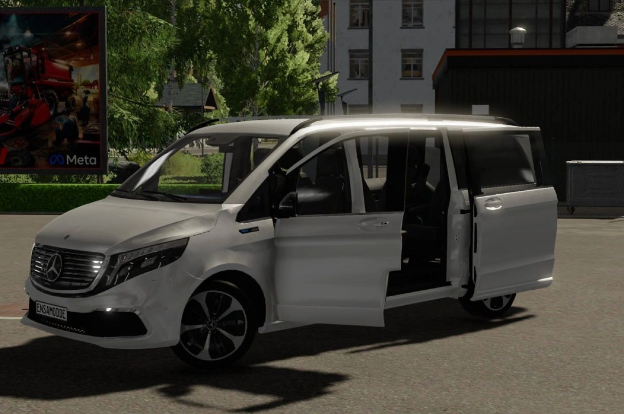 Автомобіль Mercedes-Benz EQV 300 2020 Notarzt для Farming Simulator 22