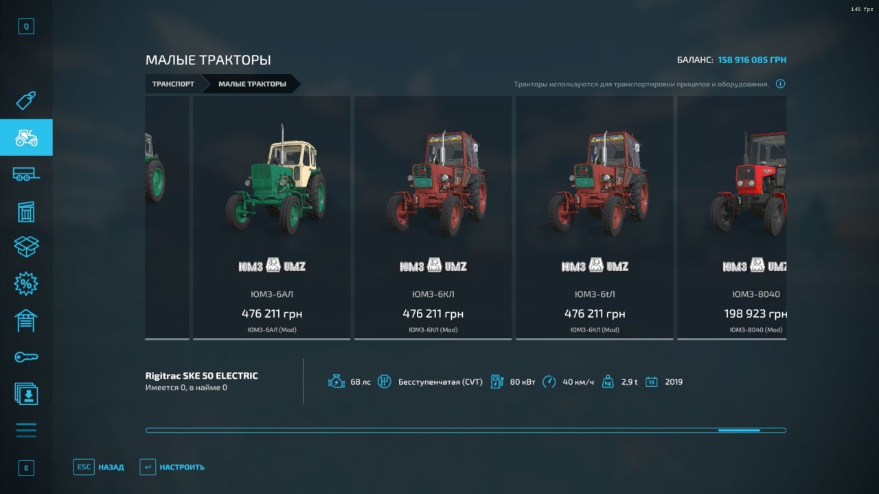Traktor Yumz 6 KL do Farming Simulator 22