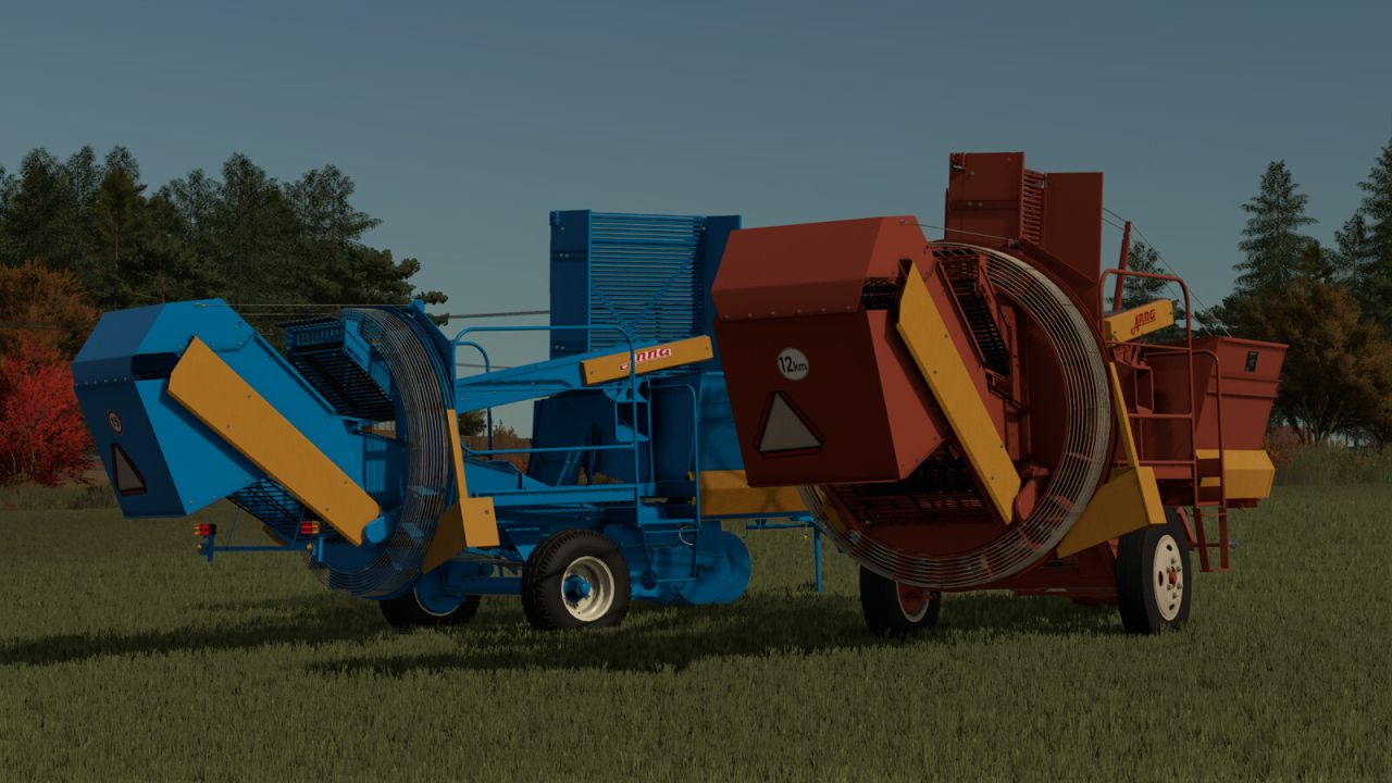 Mod Ziemniaczany Kombajn Agromet Anna Z-644 do Farming Simulator 25 - Zrzuty ekranu