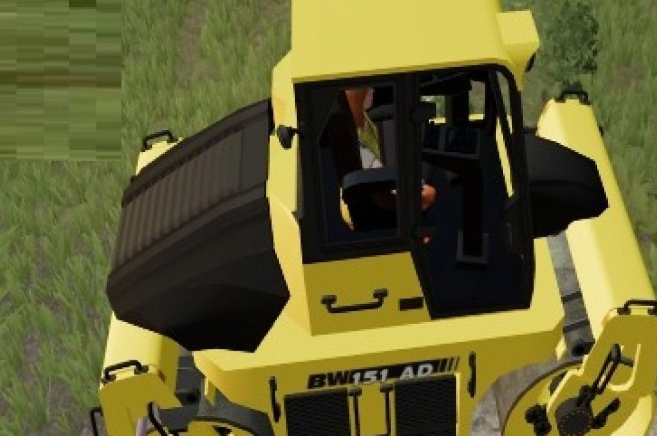 Каток Bomag BW151AD для Farming Simulator 22