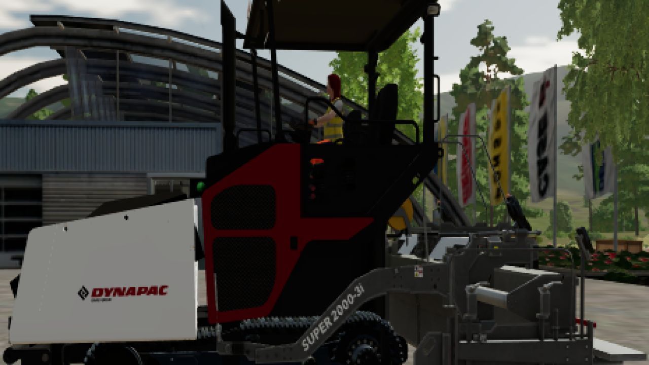 Asphalt Paver Dynapac SD2500T for Farming Simulator 22