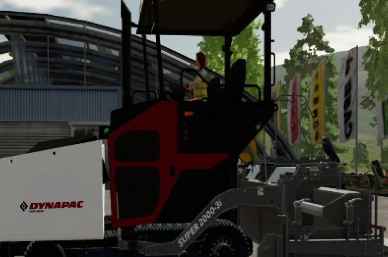 Асфальтоукладач Dynapac SD2500T для Farming Simulator 22