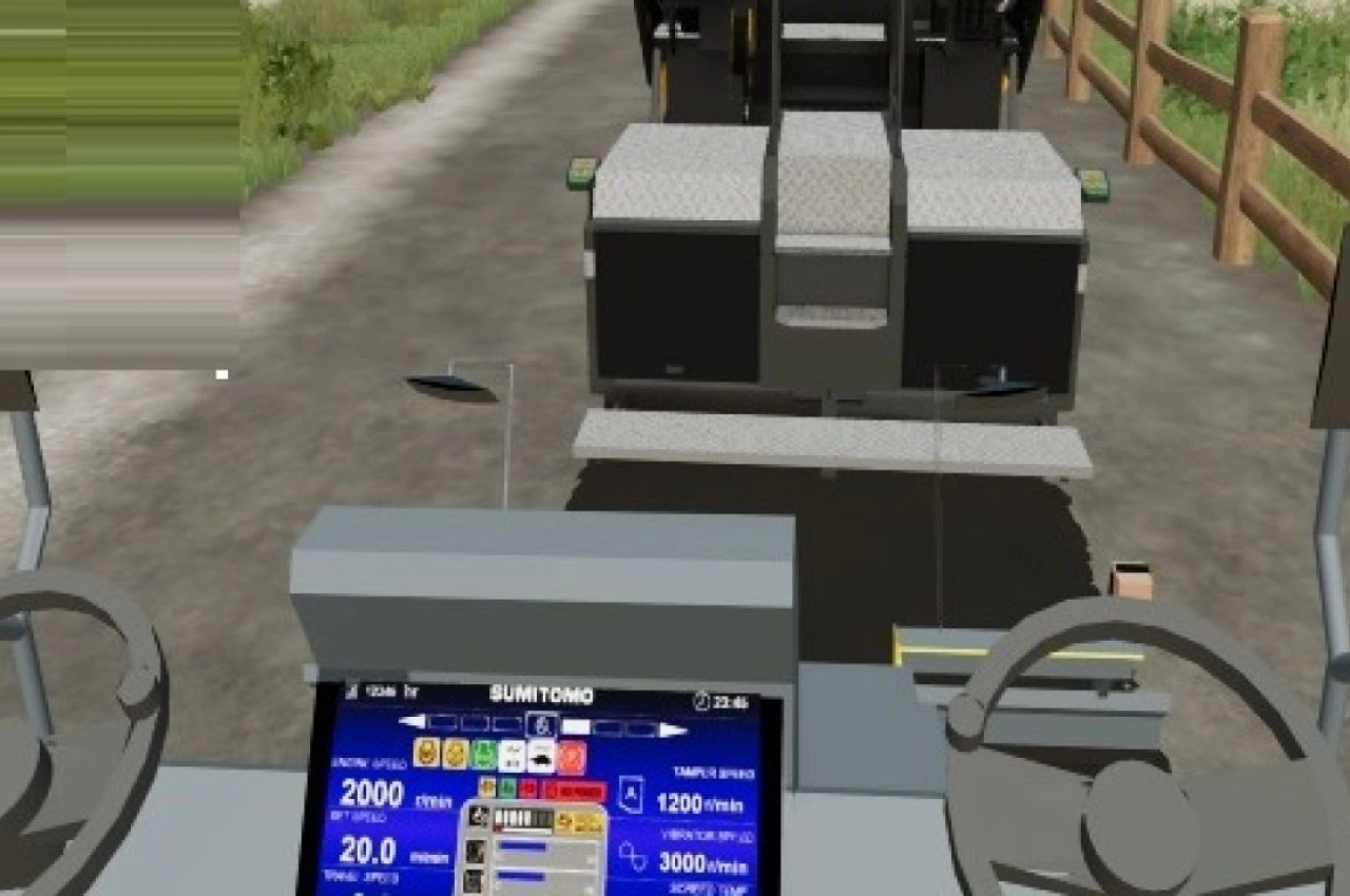Каток Sumitomo HM125H для Farming Simulator 22
