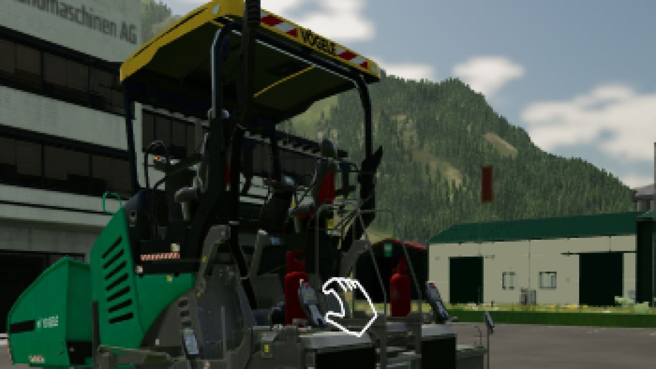 Asphalt Paver Vögele Super 2000 for Farming Simulator 22
