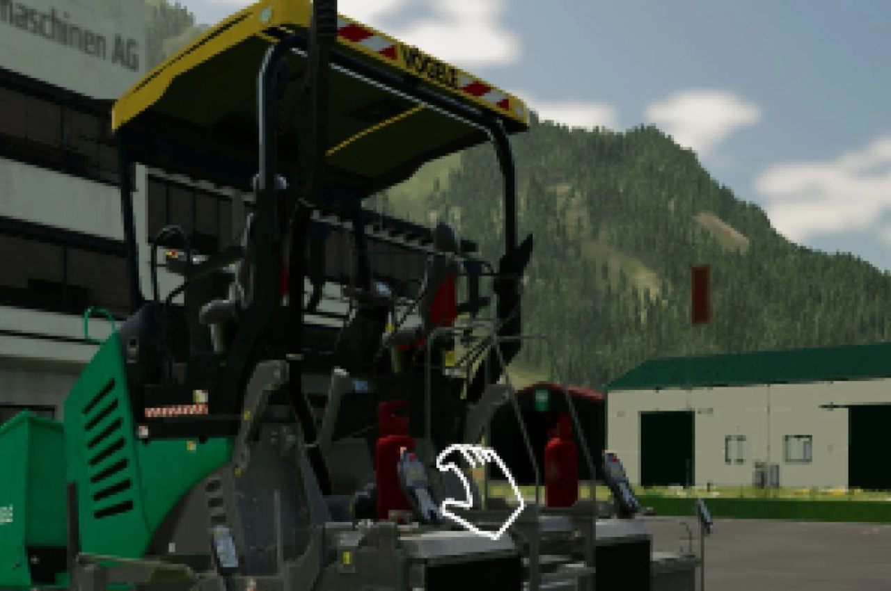 Асфальтоукладач Vögele Super 2000 для Farming Simulator 22