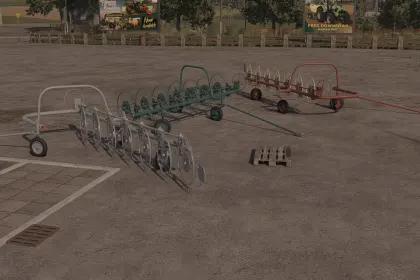 Mod Wender- und Schwadenbildner Z-211/2 Agromet „Famarol“ Słupsk Z211/2 für Farming Simulator 25 — 1