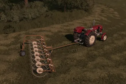 Mod Wender- und Schwadenbildner Z-211/2 Agromet „Famarol“ Słupsk Z211/2 für Farming Simulator 25 — 3