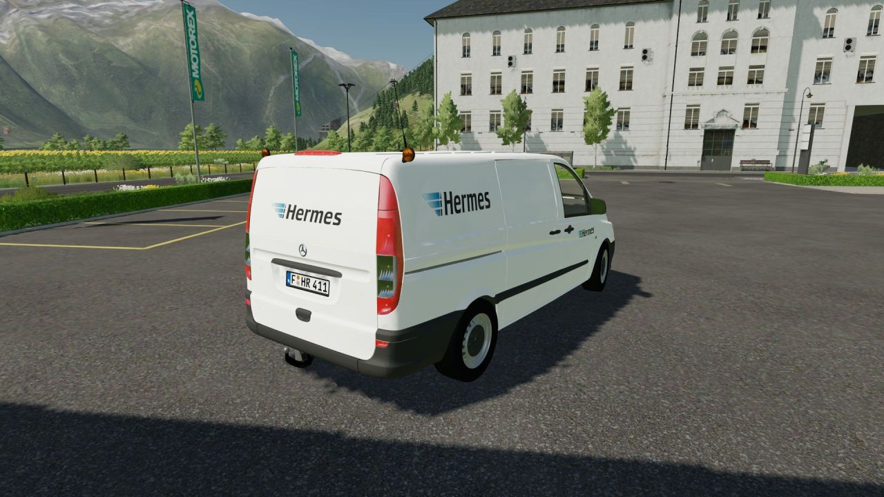 Skin Mercedes Vito (Deutsche Postdienste) für Farming Simulator 22