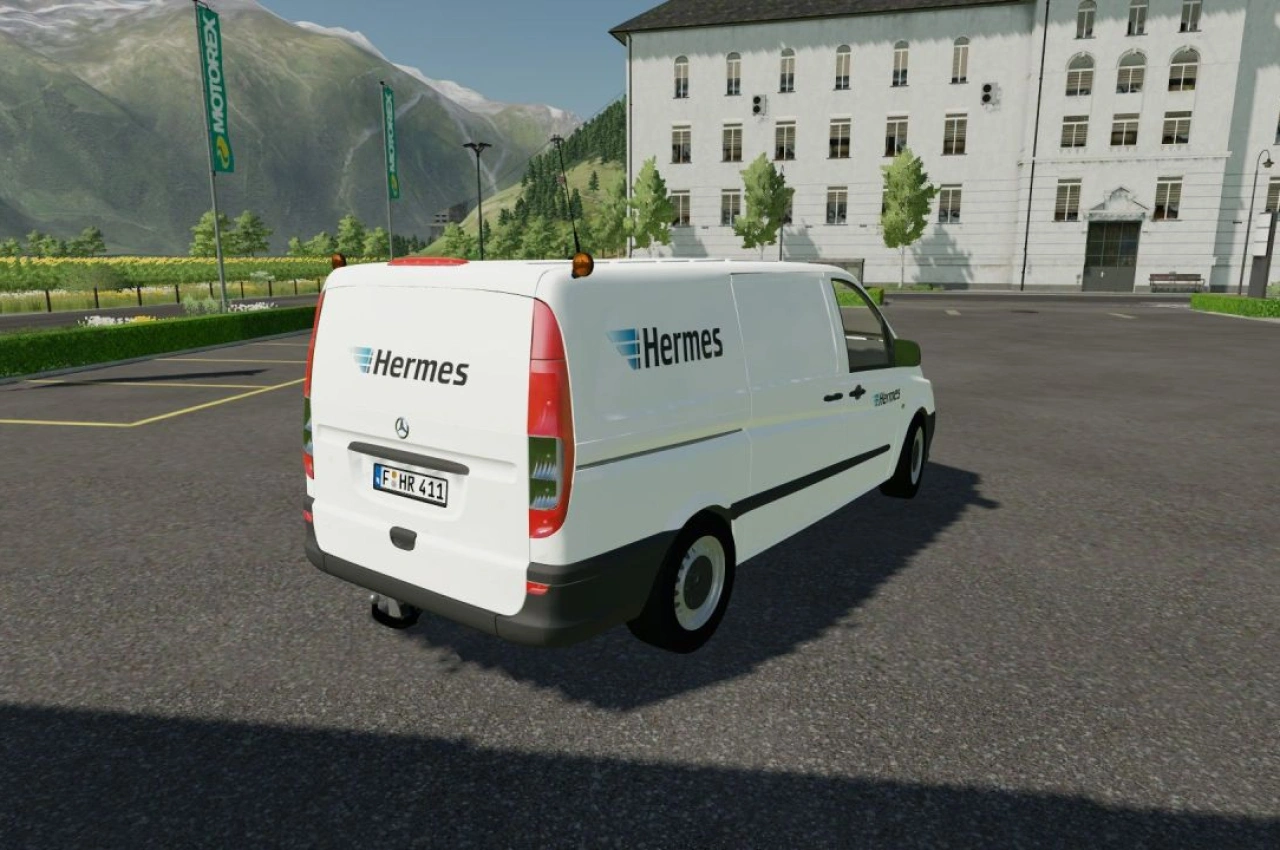 Скін Mercedes Vito (Німецька пошта) для Farming Simulator 22
