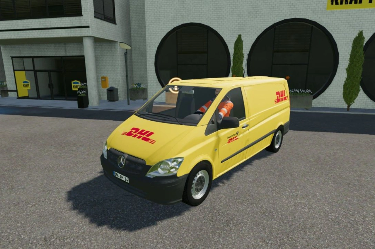 Скін Mercedes Vito (Німецька пошта) для Farming Simulator 22