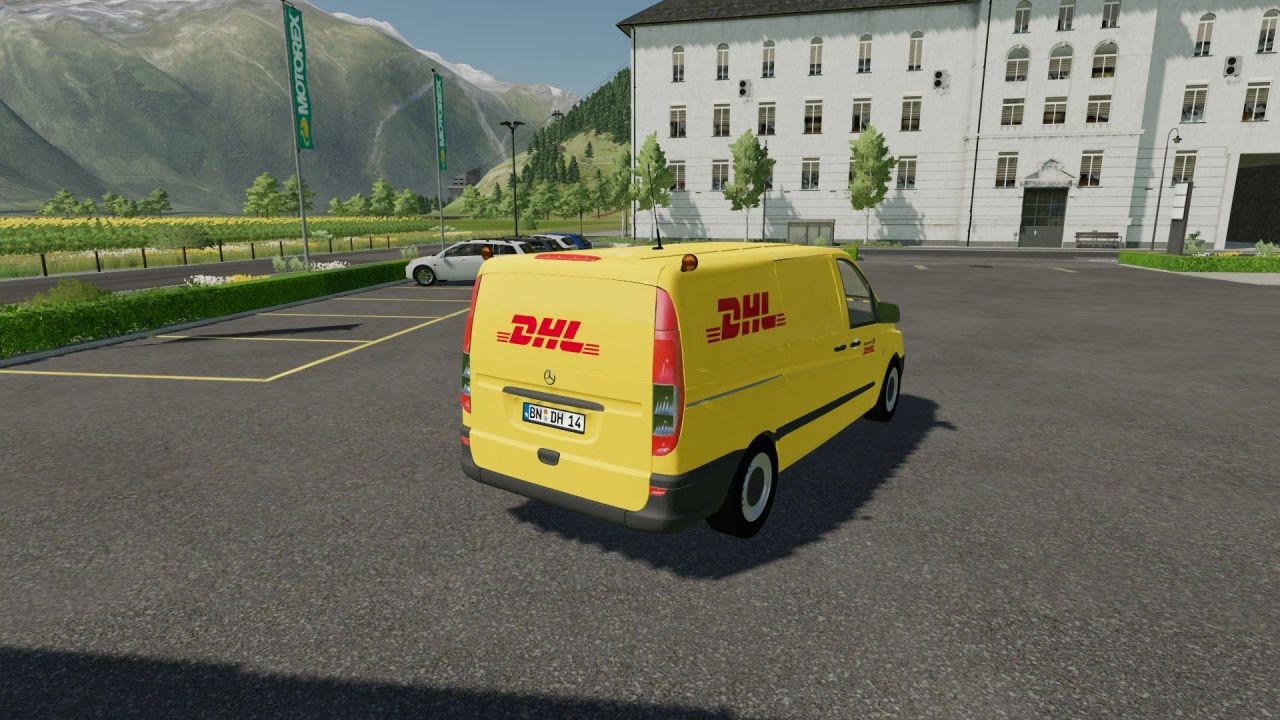 Skin Mercedes Vito (Deutsche Postdienste) für Farming Simulator 22