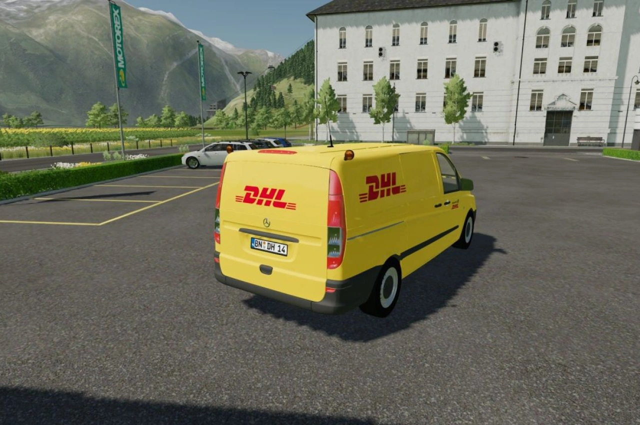 Скін Mercedes Vito (Німецька пошта) для Farming Simulator 22