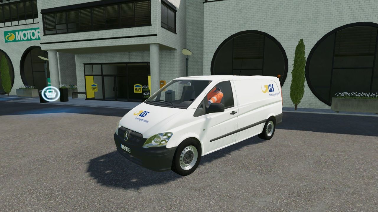 Skin Mercedes Vito (Deutsche Postdienste) für Farming Simulator 22