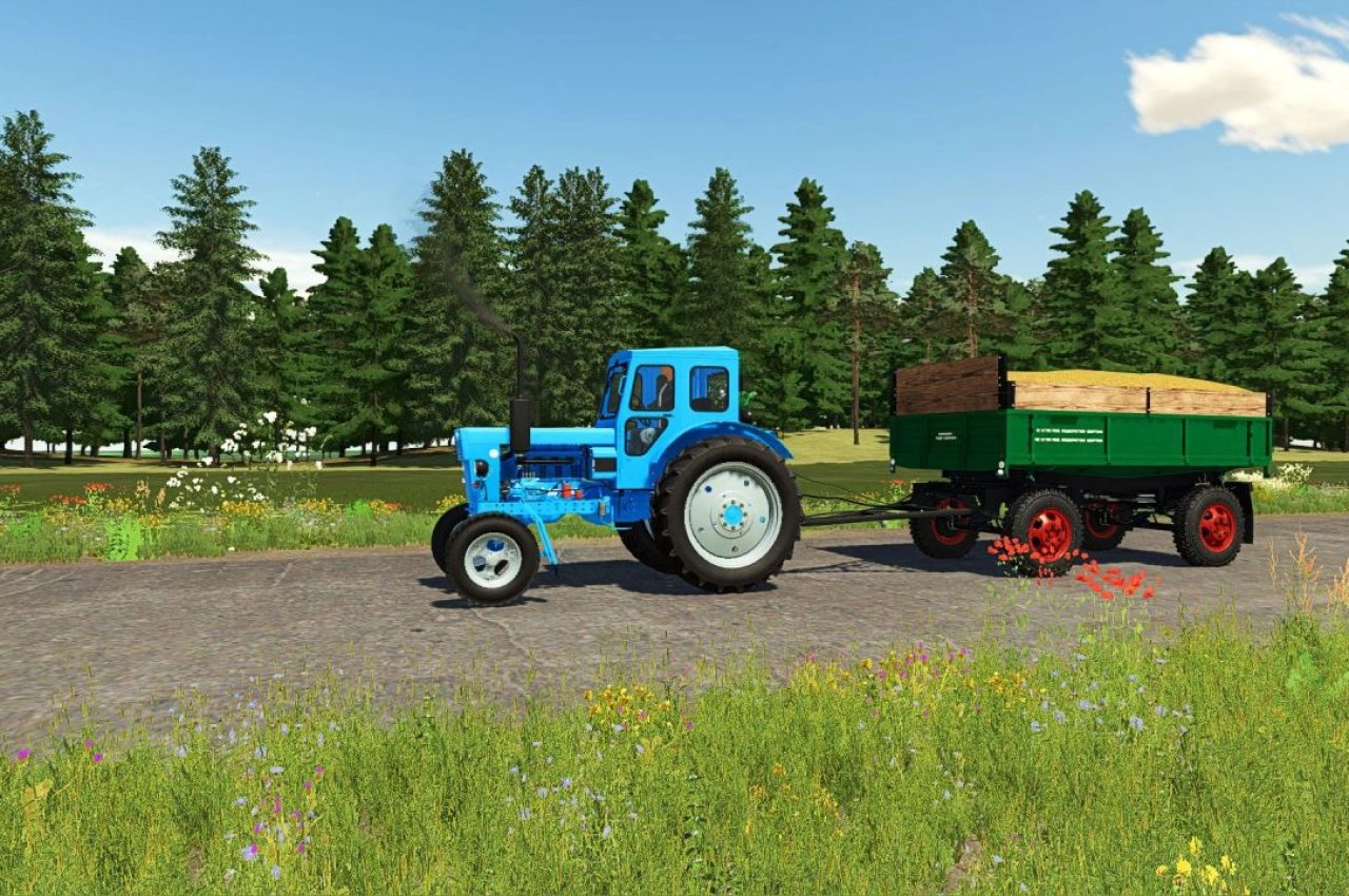 Причіп PTS-SK для Farming Simulator 22