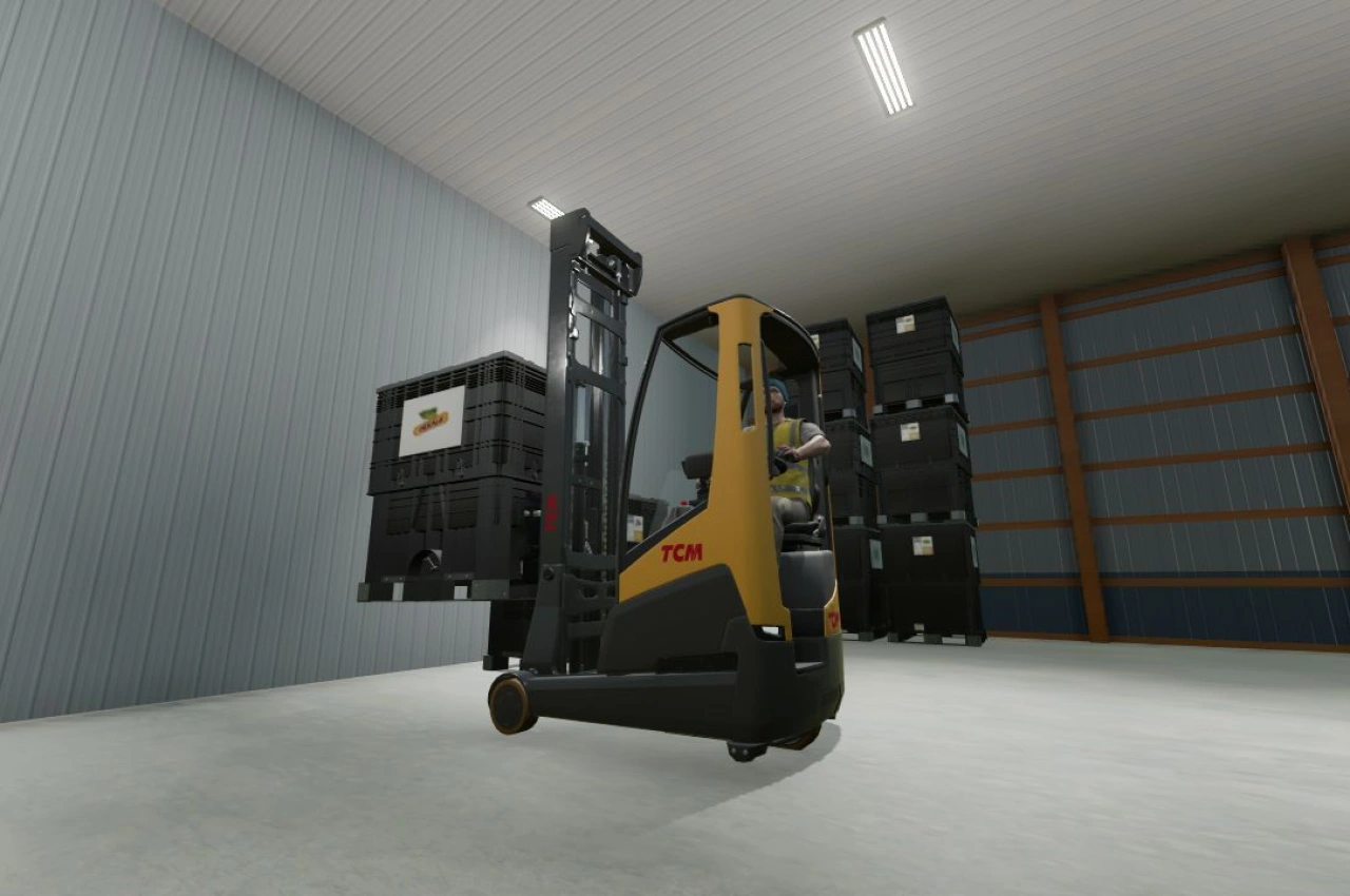 Електричний навантажувач TCM RTL140 для Farming Simulator 22