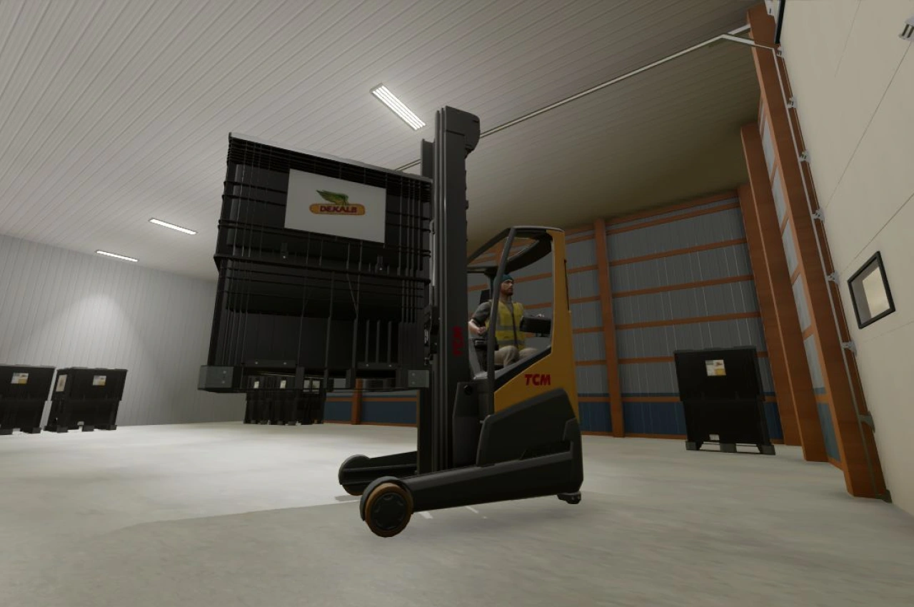 Електричний навантажувач TCM RTL140 для Farming Simulator 22