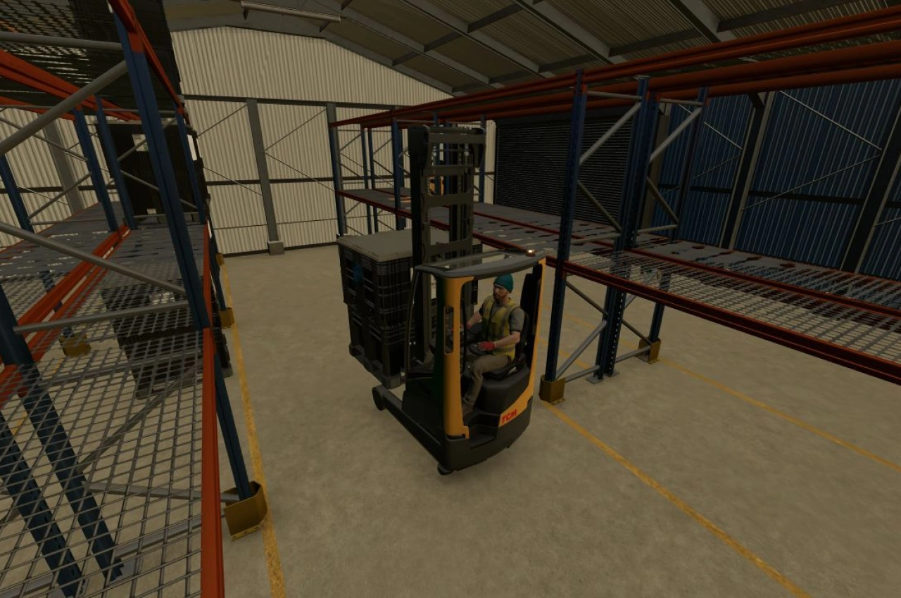 Електричний навантажувач TCM RTL140 для Farming Simulator 22