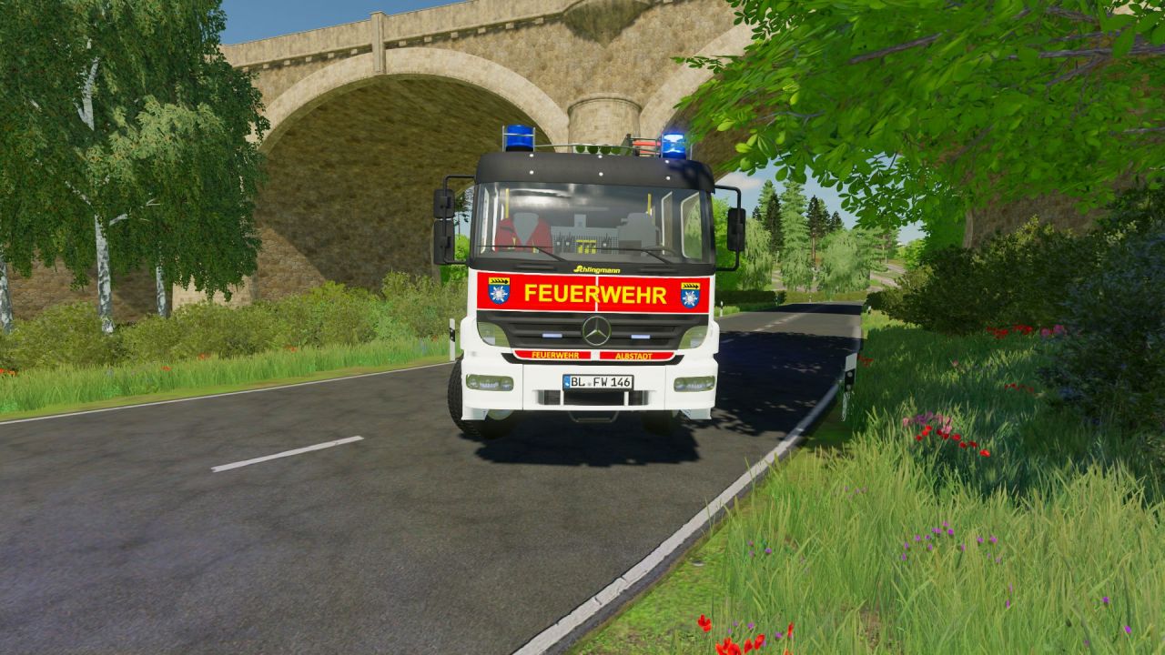 Skórka Albstadt Fire Department HLF 20 Schlingmann do Farming Simulator 22