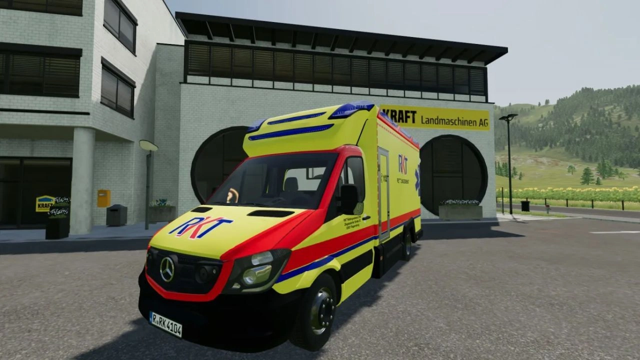 Скін Mercedes Benz Tigis RTW RKT для Farming Simulator 22