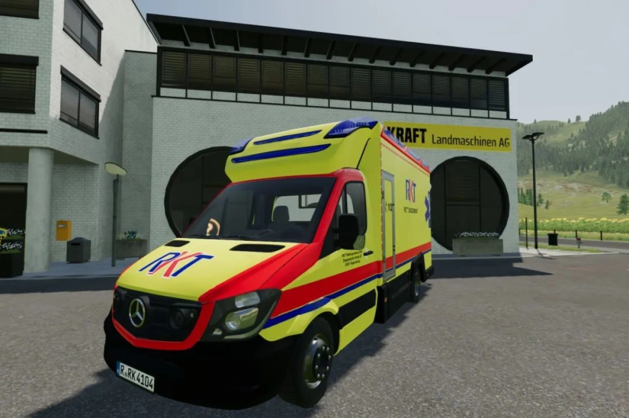 Скін Mercedes Benz Tigis RTW RKT для Farming Simulator 22