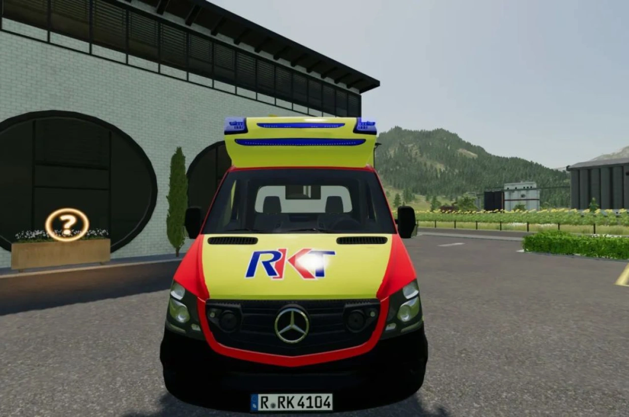 Скін Mercedes Benz Tigis RTW RKT для Farming Simulator 22