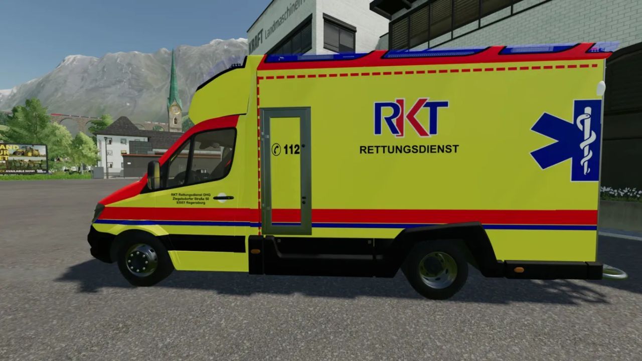 Skin Mercedes Benz Tigis RTW RKT für Farming Simulator 22