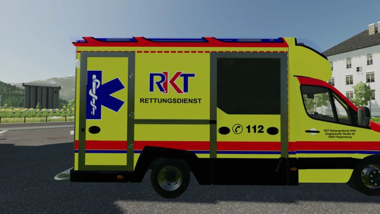 Skin Mercedes Benz Tigis RTW RKT für Farming Simulator 22