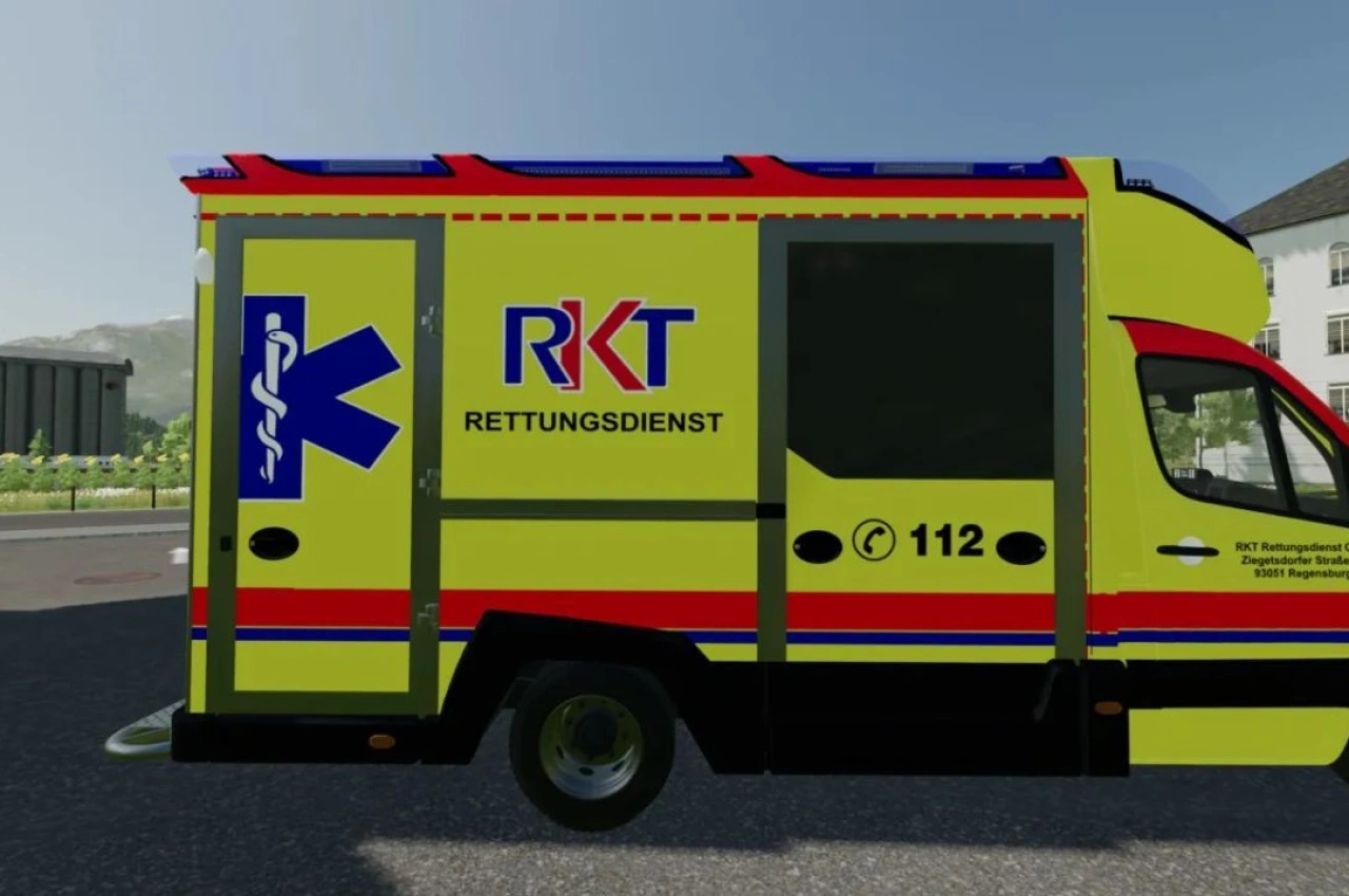 Скін Mercedes Benz Tigis RTW RKT для Farming Simulator 22