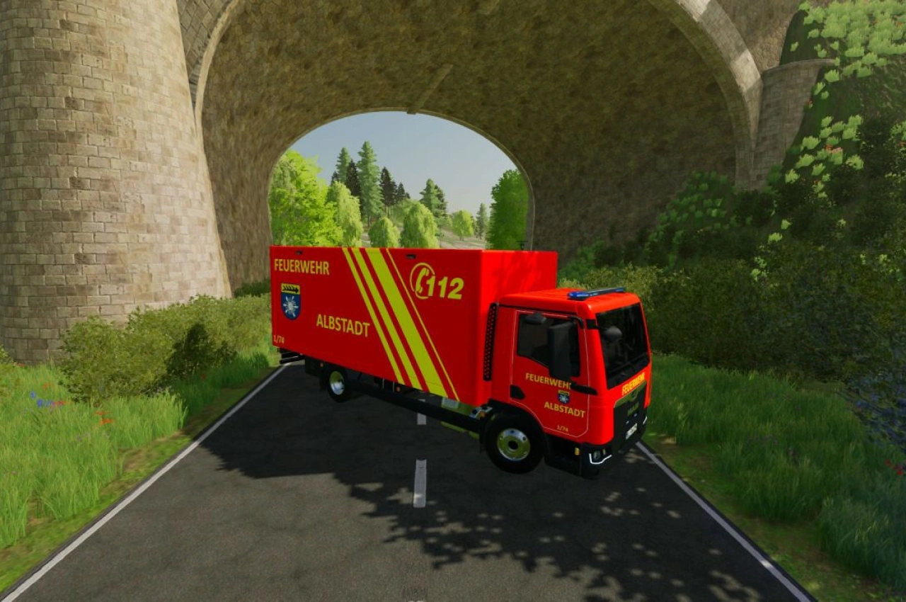 Skin Albstadt GWL Feuerwehr für Farming Simulator 22