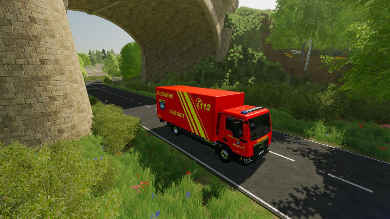 Skin Albstadt GWL Fire Department for Farming Simulator 22
