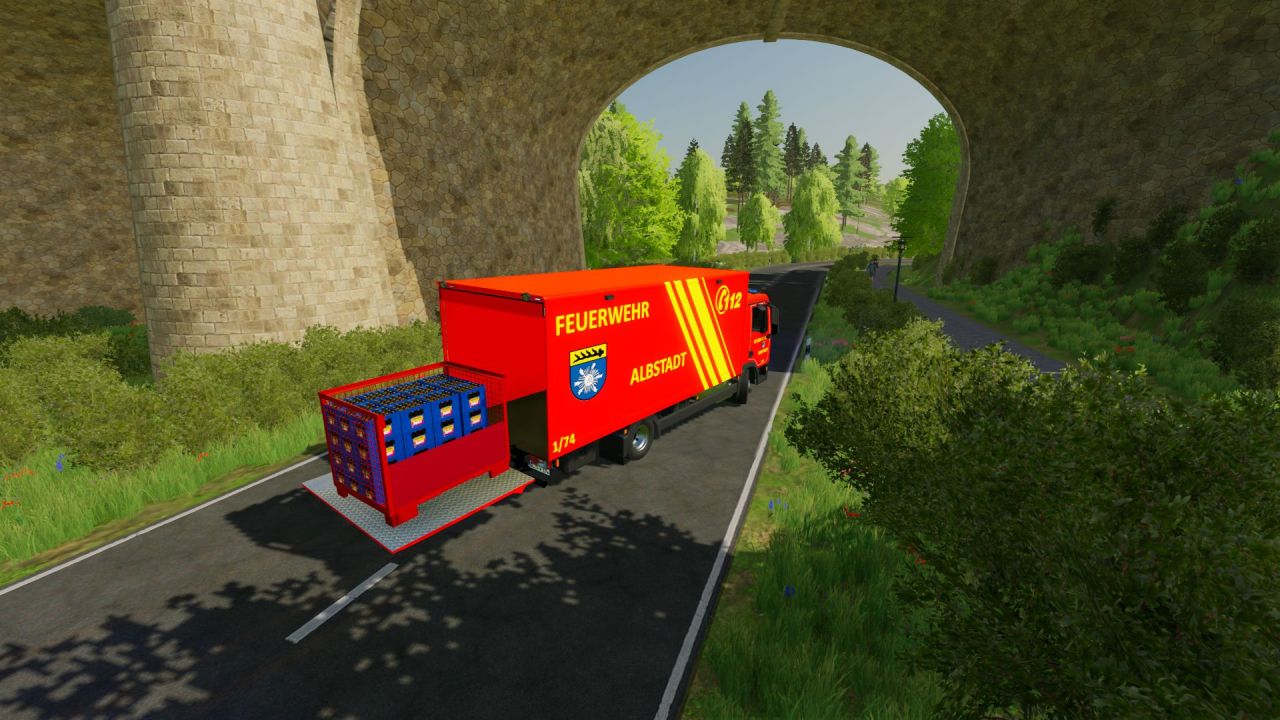 Skin Albstadt GWL Fire Department for Farming Simulator 22