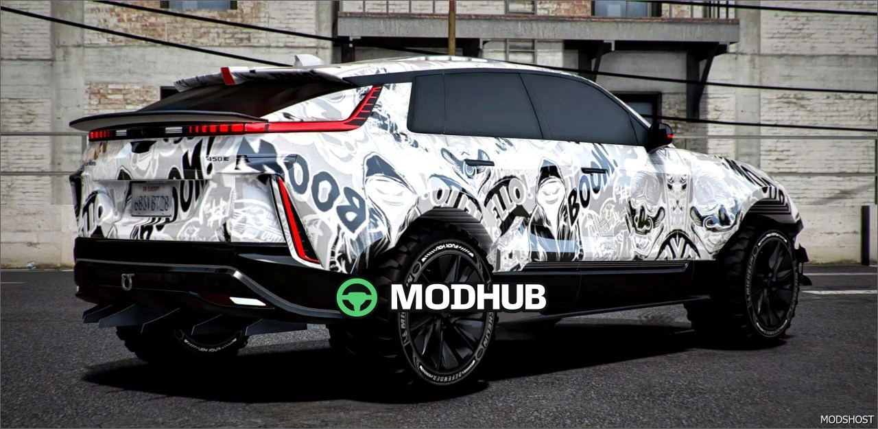 Автомобіль Cadillac Lyriq Super Body Offroad для GTA 5